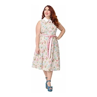 Unique Vintage Plus Sleeveless Dress