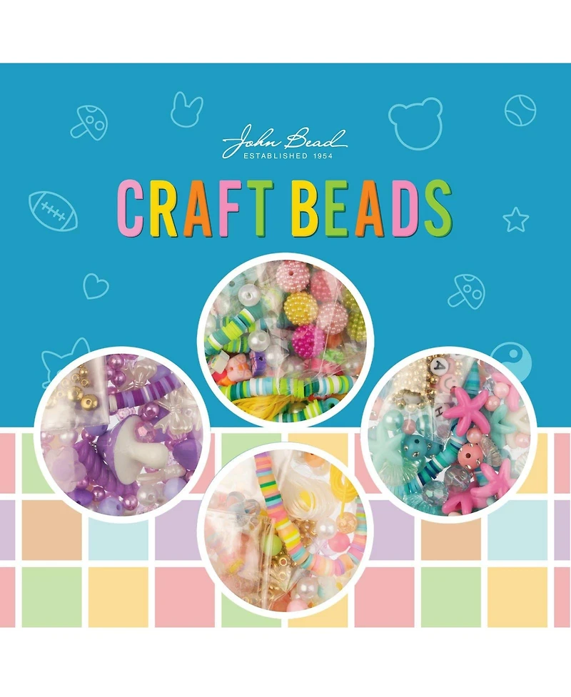 John Bead Craft Beads Multicolor Friendship Bracelet Making Kit