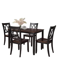 Streamdale Furniture 5-Piece Dining Table Set