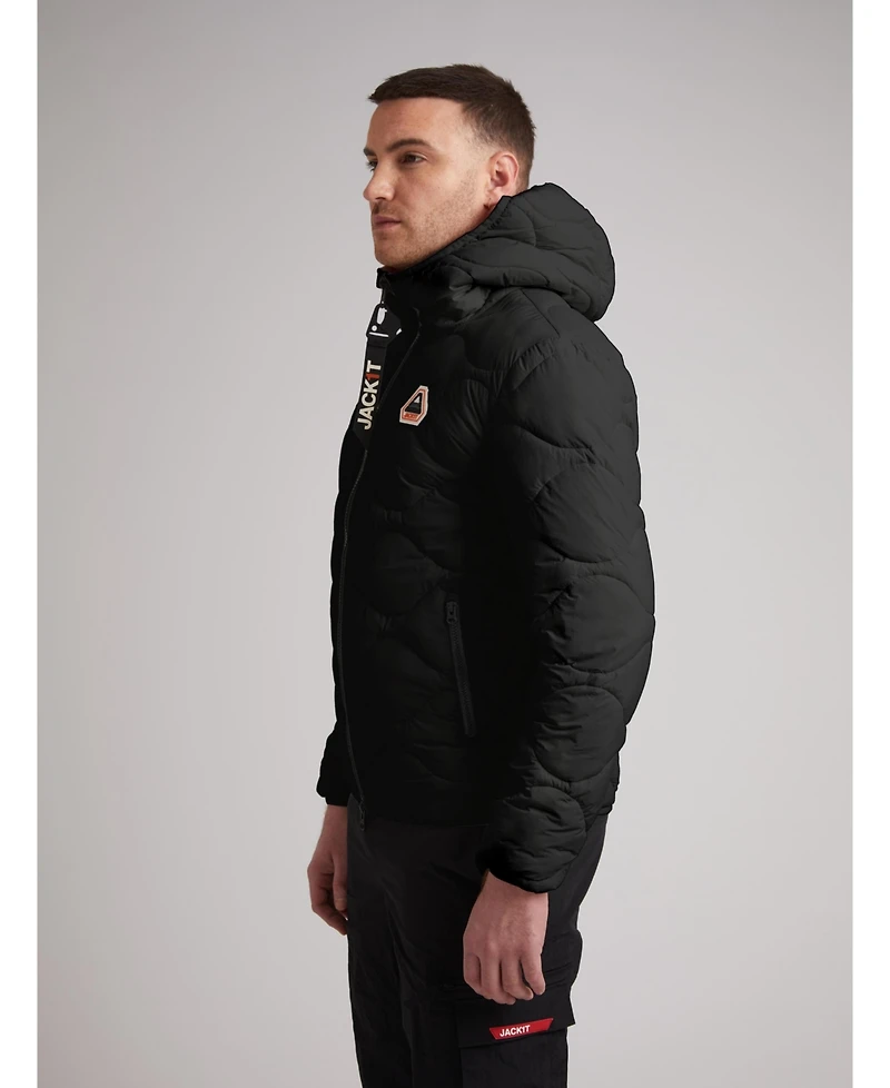 JACK1T Men's Orb1T Long Sleeve Hooded Jacket