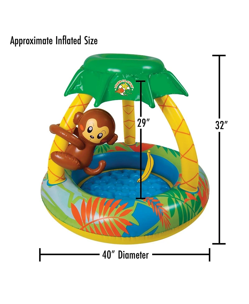 Gnuadz Go Bananas Monkey Inflatable Kiddie Pool