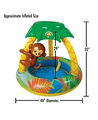 Gnuadz Go Bananas Monkey Inflatable Kiddie Pool