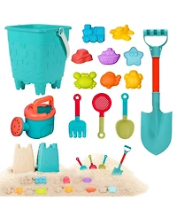Gnuadz Beach Toys Castle Bucket Sand Molds Shovel Kit