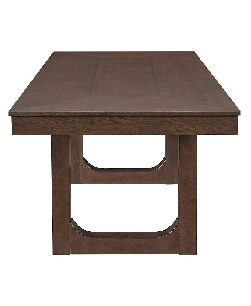 Streamdale Furniture Farmhouse Extendable Dining Set with 4 Chairs