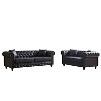 Streamdale Furniture Modern Combo Sofa with Solid Wood Frame and 4 Cushions