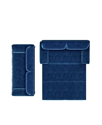 Streamdale Furniture 66" Queen Pull Out Sofa Bed with Storage