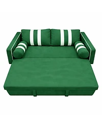 Streamdale Furniture 2-Seater Pull-Out Sofa Bed with Usb and Storage