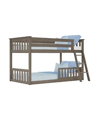 Max & Lily Twin over Low Bunk with Single Guard Rail