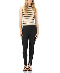 Ivonne Women's Legging with Leg Slits