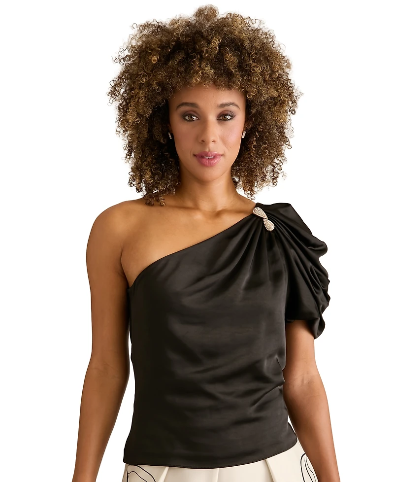 Muse Women's One-Shoulder Sleeveless Top