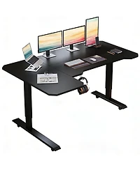 Streamdale Furniture Electric L-Shaped Height Adjustable Standing Desk