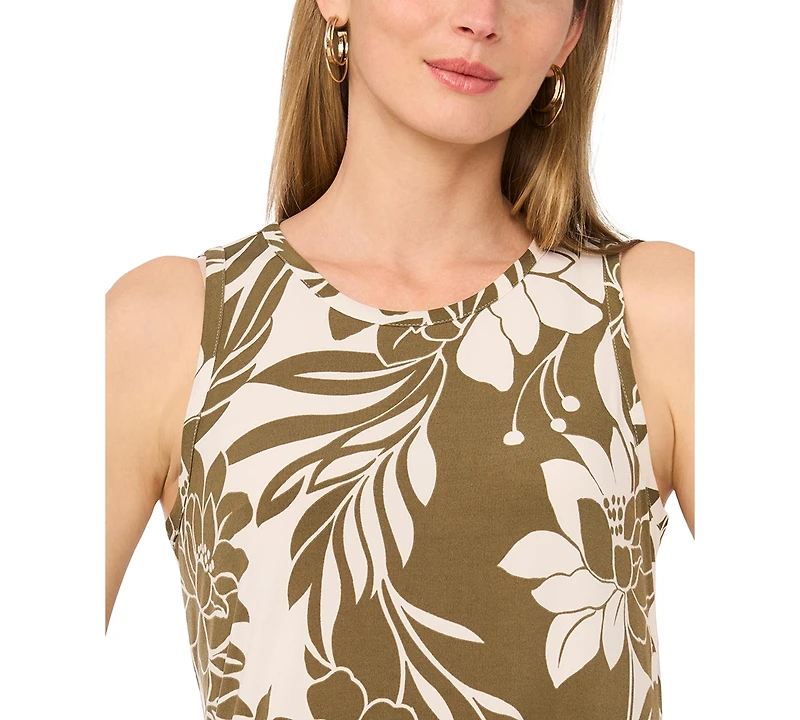 Vince Camuto Women's Printed Sleeveless Maxi Dress