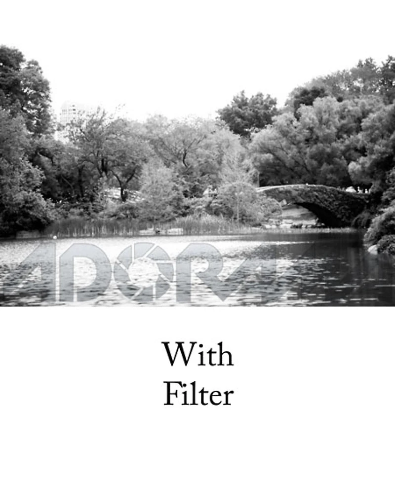 Tiffen 82mm #25 Glass Filter