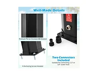 Lucky One 7.5 Feet Solar Heated Outdoor Shower with Shower Head, 15.9 Gallon Tank