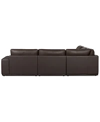 Paitlyn 5-Piece Leather L-Shape Sectional