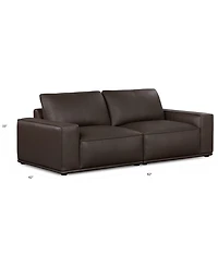 Paitlyn 2-Piece Leather Sofa
