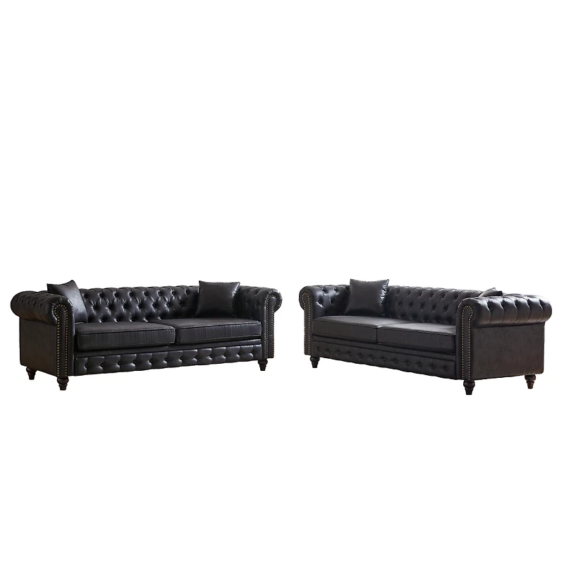 Streamdale Furniture Modern Combo Sofa with Wood Frame and Feet