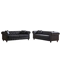 Streamdale Furniture Modern Combo Sofa with Wood Frame and Feet
