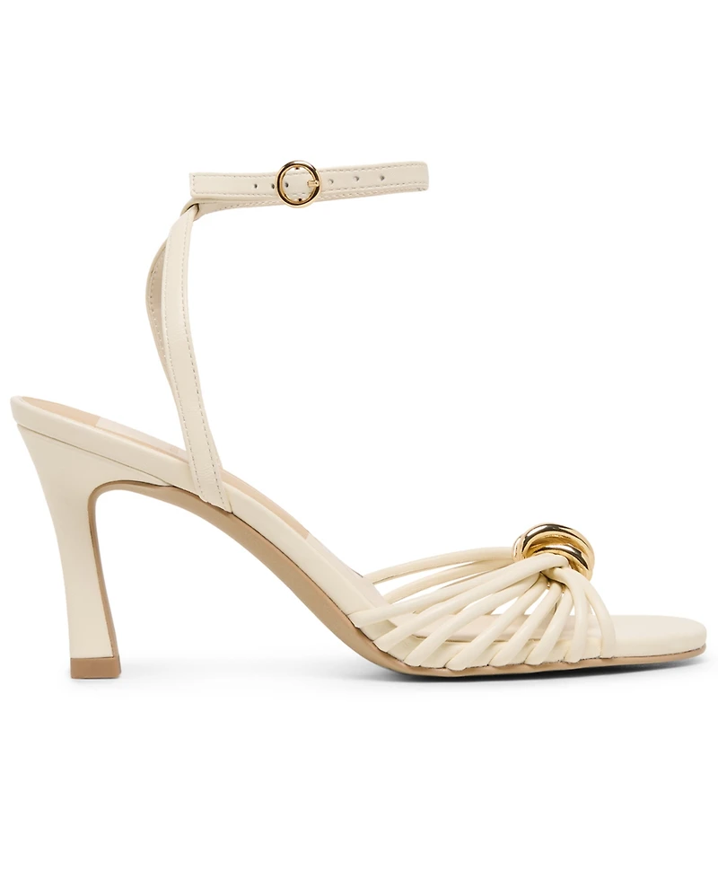 Dolce Vita Women's Isebel Strappy Embellished High Heel Dress Sandals