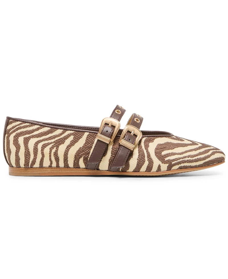 Dolce Vita Women's Baylee Grommet Double Strap Mary Jane Flats