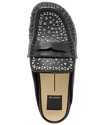 Dolce Vita Women's Jordero Stud Buckle Slip-On Flat Mule Loafers
