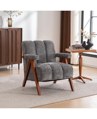 Streamdale Furniture Cloud Accent Chair, Chenille Lounge Armchair
