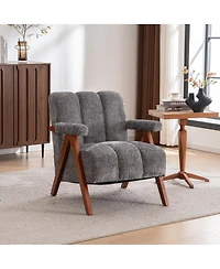 Streamdale Furniture Cloud Accent Chair, Chenille Lounge Armchair