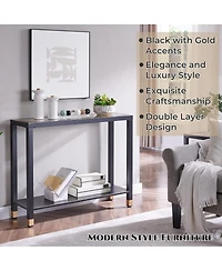 Streamdale Furniture 2-Tier Entryway Console Table