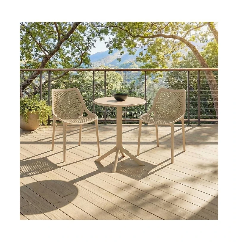 Augusta Home Leila Outdoor Dining Chair (Set of 2)