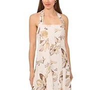 Msk Women's Halter Neck Maxi Dress