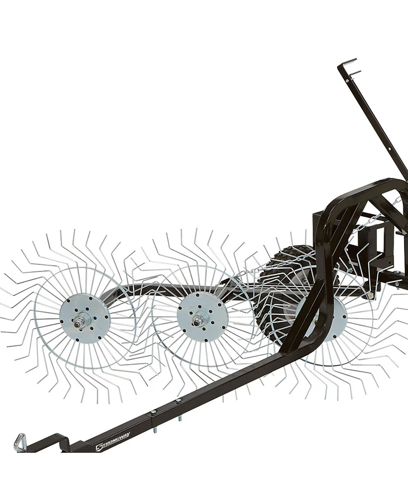 Yard Tuff Acr-600T 55 Inch Steel Tow Behind Acreage Rake with Pin Style Hitch