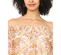 Vince Camuto Women's Off-The-Shoulder Long-Sleeve Blouse