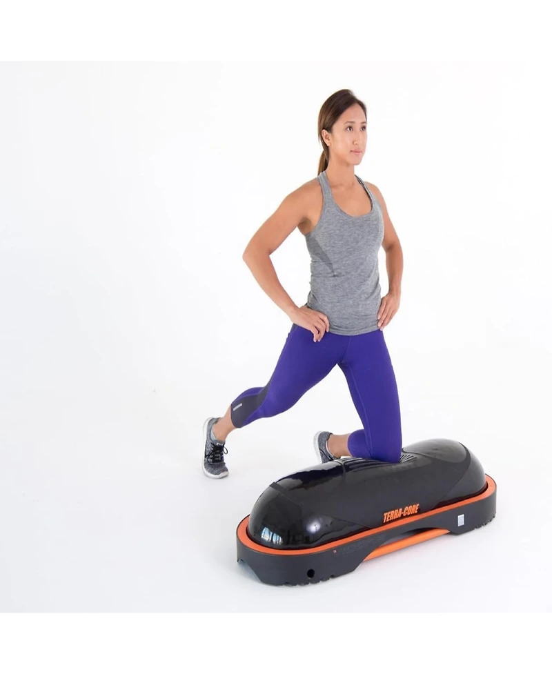 Power Systems Terra Core Aerobic Stepper and Core Balance Trainer Exercise Step Platform for Strength