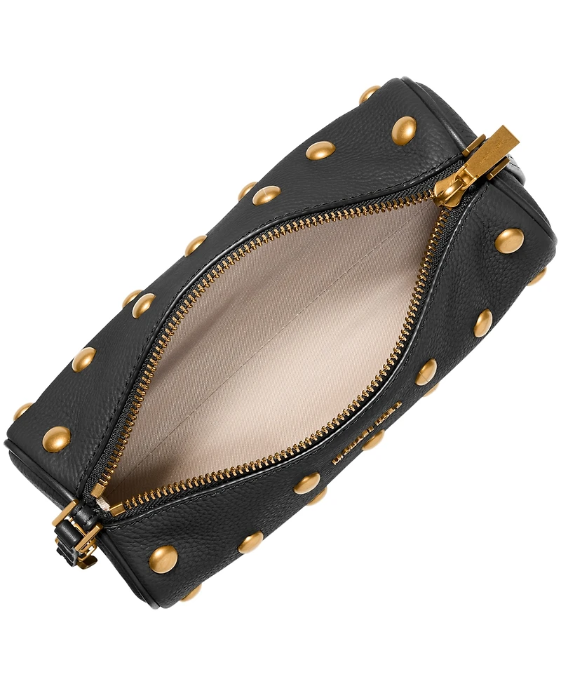Michael Kors Small Leather Barrel Pouchette Handbag
