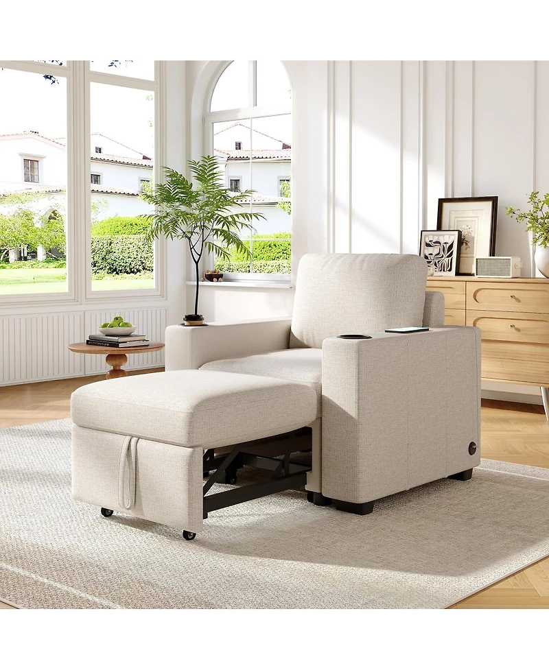 Streamdale Furniture Modern Pull-out Sofa Bed for Living Room