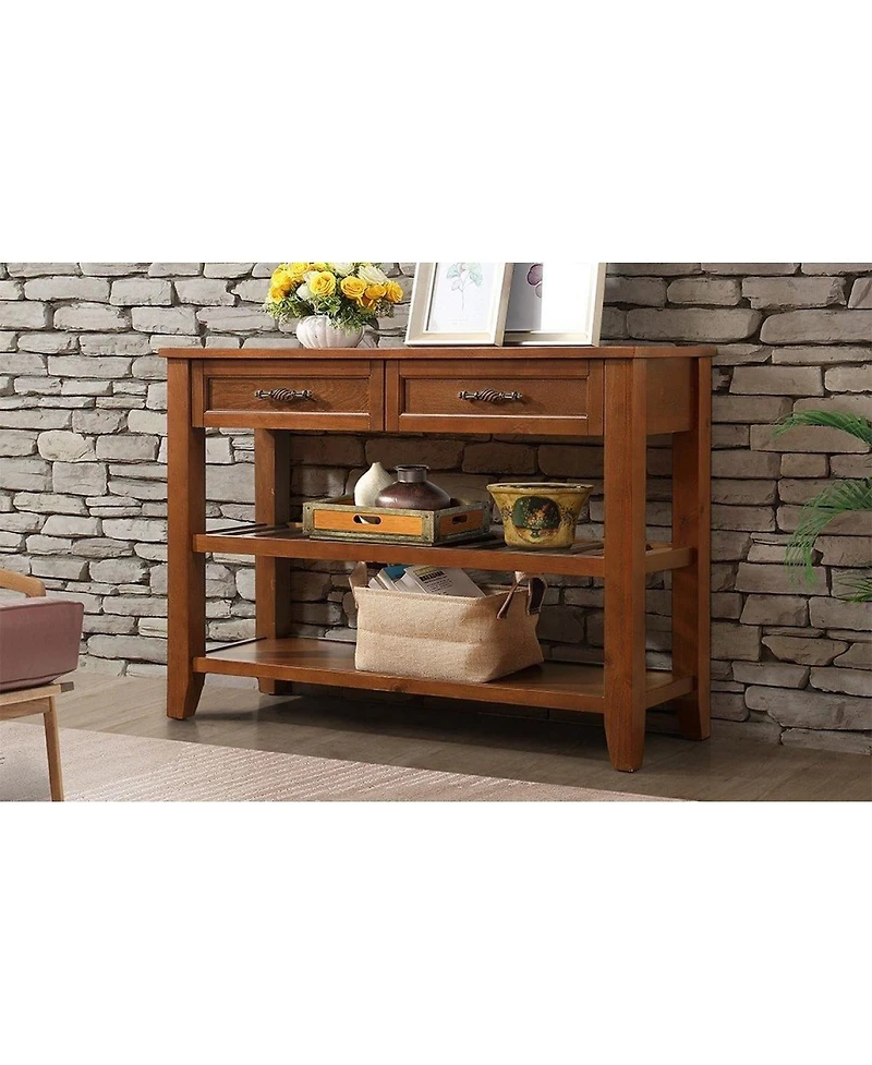 Streamdale Furniture Mid-Century Style Sideboard Buffet with Ample Storage