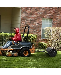 Mecale Metal Lawn Roller with Detachable Gripping Handle