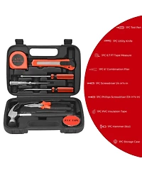 Pursonic Home Project Power and Tool Set Rechargeable Electric Screwdriver, 9-Piece Handy Solutions Tool Set and 11-in-1 Multifunction Tool