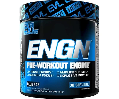 Evl Intense Pre Workout with Creatine Engn Energizing Pre Workout for Men with Beta Alanine Caffeine and L Theanine