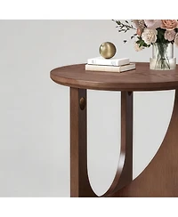 Streamdale Furniture Solid Wood Side Table, Rustic Accent Table