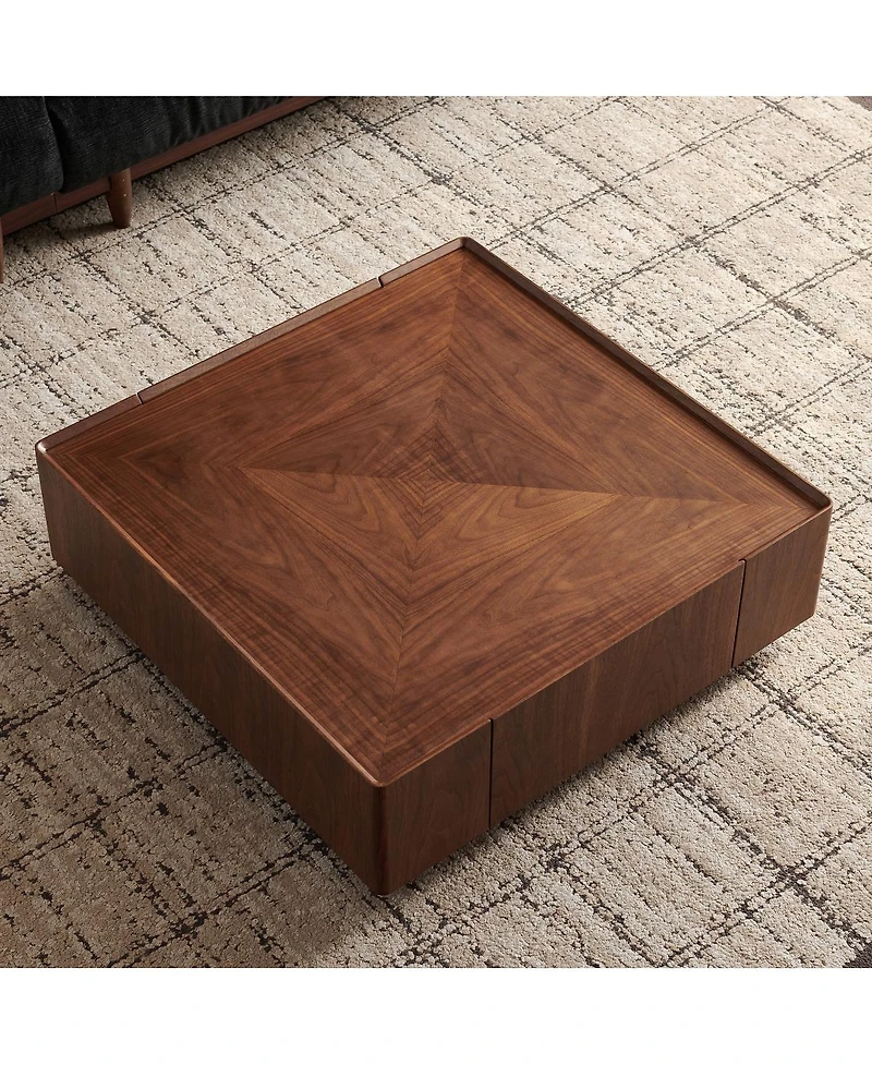 Streamdale Furniture Square Coffee Table for Living Room/Office