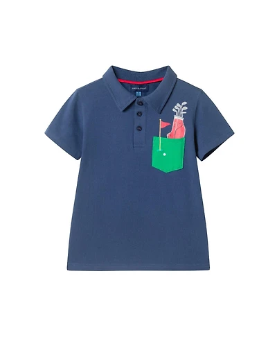 Andy & Evan Toddler Boys and Golf Polo Shirt