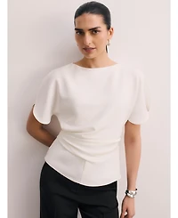 The Fold Women's Salerno Clever Crepe Top