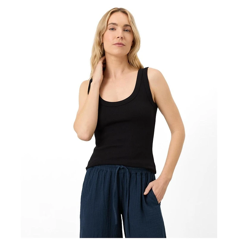 Pact Women's Perfect Rib Scoop Neck Tank Made With Cotton