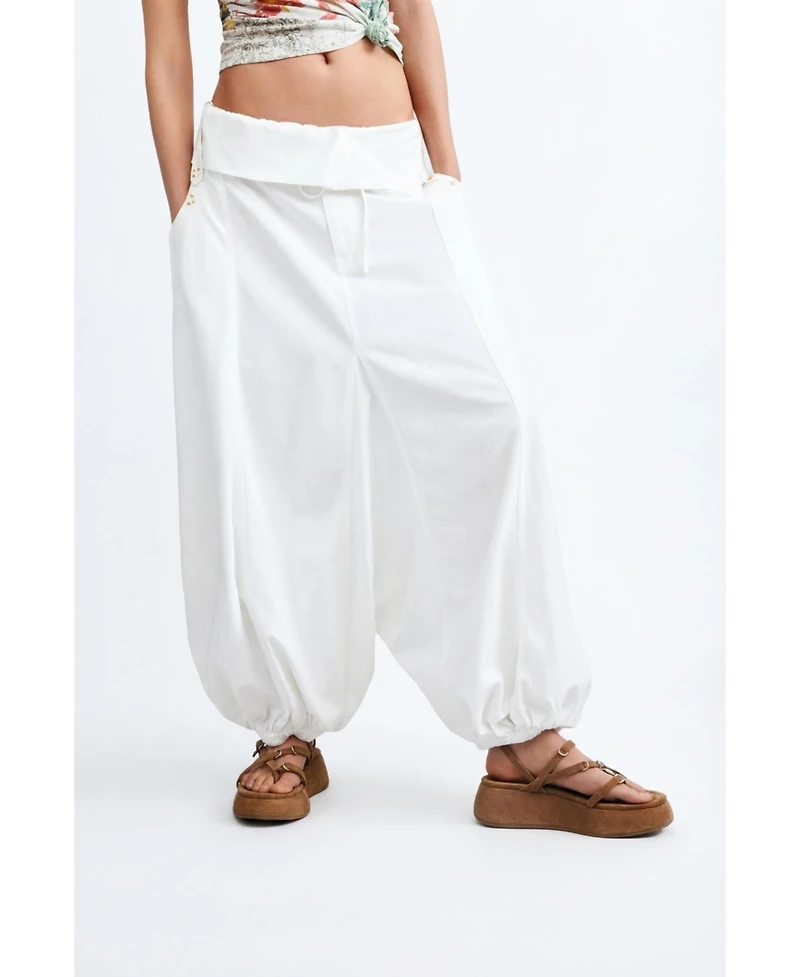 Desigual Women's Balloon trousers 100% cotton