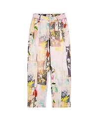 Desigual Women's Printed denim trousers