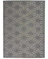 Nourison Home Cozumel CZM01 Onyx 7'10" x 9'10" Outdoor Area Rug
