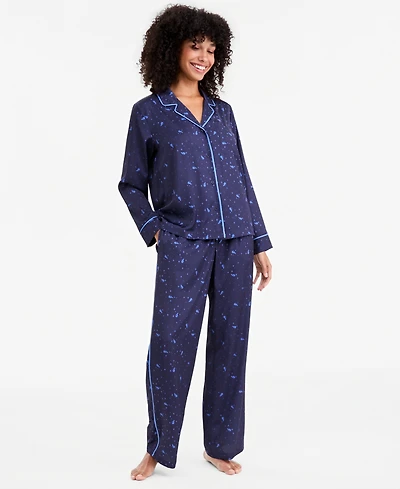 Disney | Macy's Women's Sorcerer's Apprentice Mickey Satin Pajama Set, Exclusive