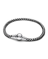 Pandora Black Cord Box Chain Bracelet