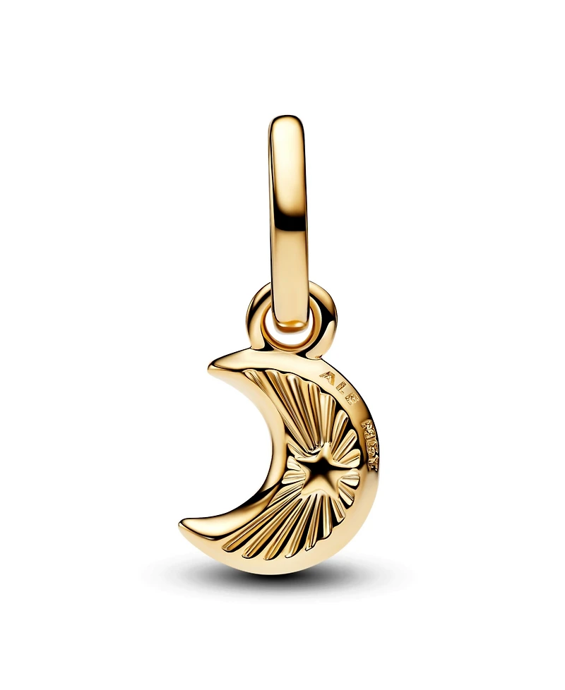 Pandora White Crescent Moon Mini Dangle Charm